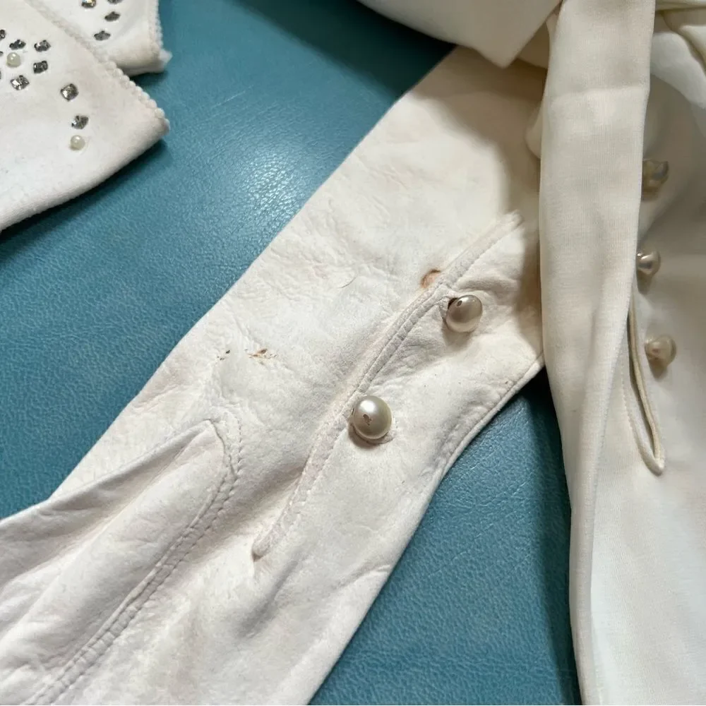 Three Pairs of Vintage MCM Ivory / White Gloves Lot